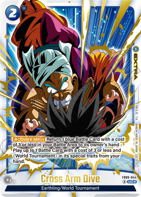 Cross Arm Dive (Limited Pack 02) (Alternate Art) [Fusion World Tournament Cards] | Total Play