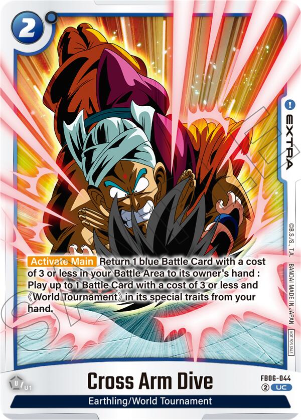 Cross Arm Dive (Limited Pack 02) [Fusion World Tournament Cards] | Total Play
