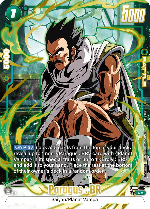 Paragus : BR (Limited Pack 02) (Alternate Art) [Fusion World Tournament Cards] | Total Play