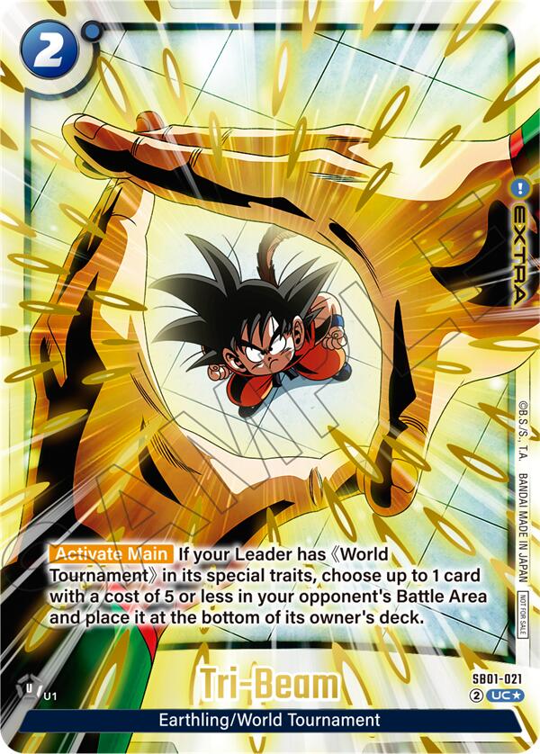 Tri-Beam (Limited Pack 02) (Alternate Art) [Fusion World Tournament Cards] | Total Play