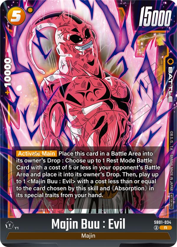 Majin Buu : Evil (Limited Pack 02) [Fusion World Tournament Cards] | Total Play