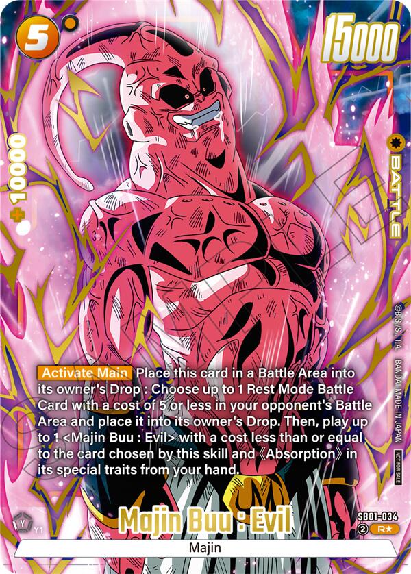 Majin Buu : Evil (Limited Pack 02) (Alternate Art) [Fusion World Tournament Cards] | Total Play