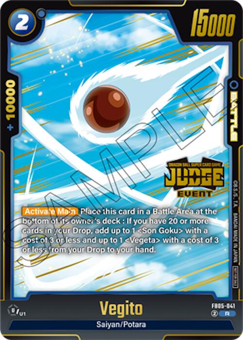 Vegito (Judge Pack 04 - Event Judge) [Fusion World Tournament Cards] | Total Play