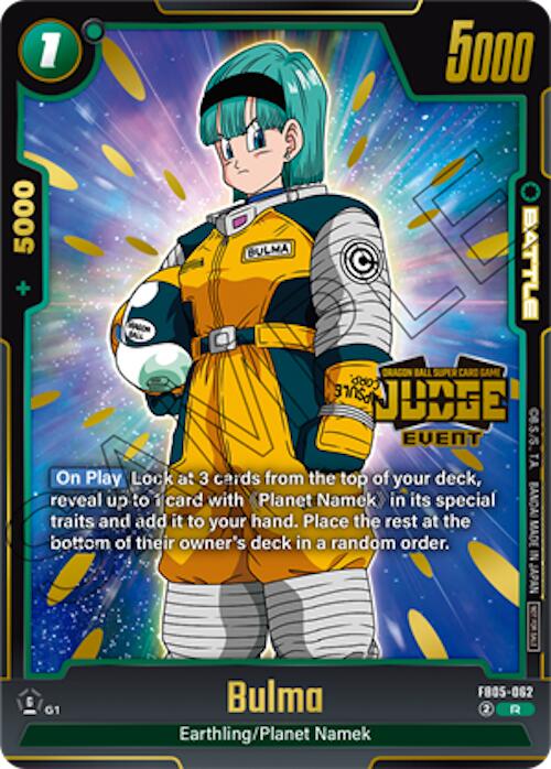 Bulma (Judge Pack 04 - Event) [Fusion World Tournament Cards] | Total Play