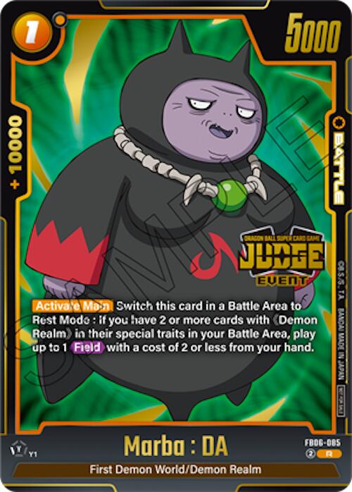 Marba : DA (Judge Pack 04 - Event) [Fusion World Tournament Cards] | Total Play