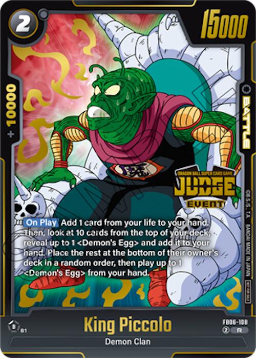 King Piccolo (Judge Pack 04 - Event) [Fusion World Tournament Cards] | Total Play