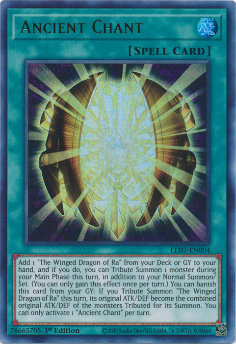 Ancient Chant [LED7-EN004] Ultra Rare | Total Play