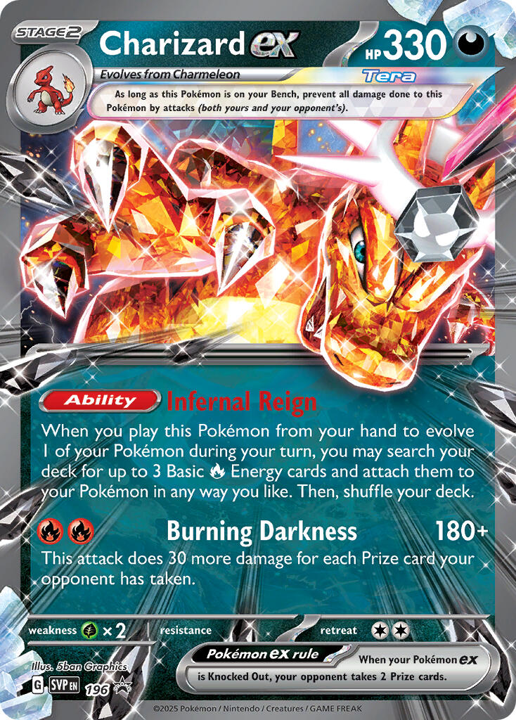 Charizard EX (196) [Scarlet & Violet: Black Star Promos] | Total Play