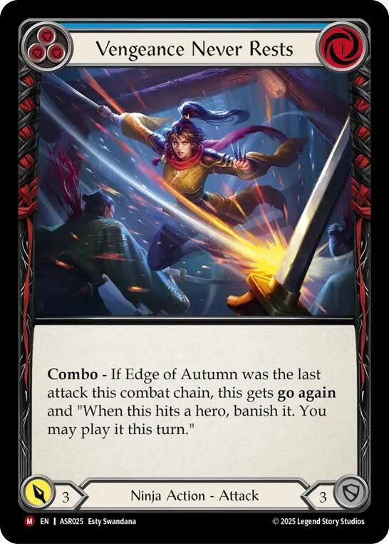 Vengeance Never Rests [ASR025] (Armory Deck: Ira) | Total Play