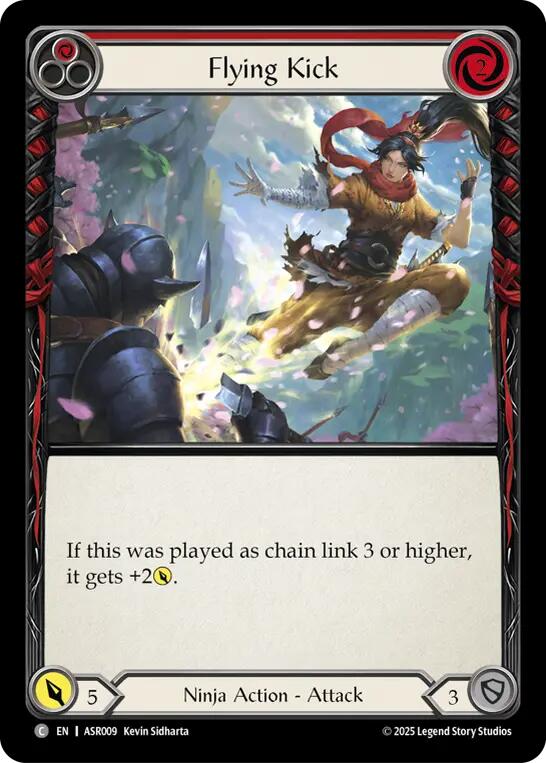 Flying Kick (Red) [ASR009] (Armory Deck: Ira) | Total Play