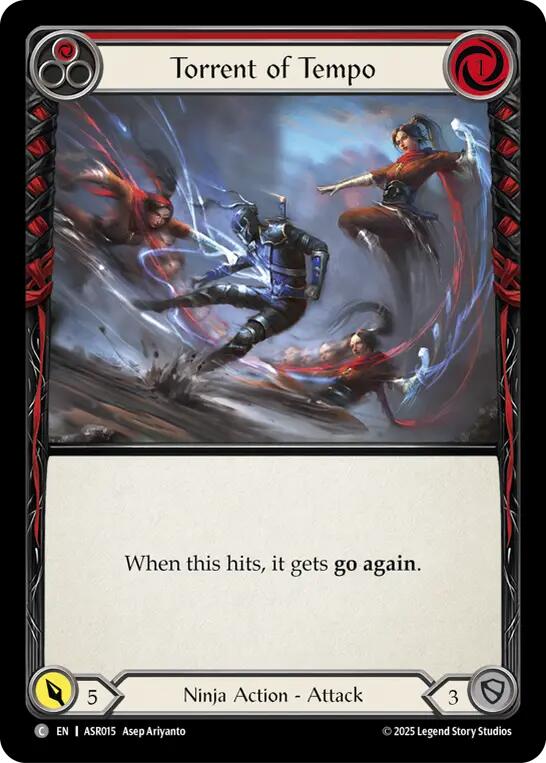 Torrent of Tempo (Red) [ASR015] (Armory Deck: Ira) | Total Play