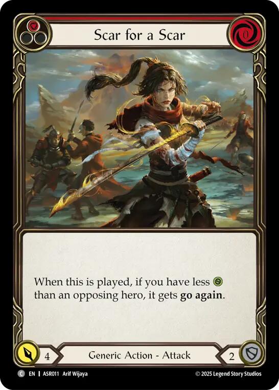 Scar for a Scar (Red) [ASR011] (Armory Deck: Ira) | Total Play
