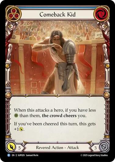 Comeback Kid (Blue) [SUP029] (Super Slam) | Total Play