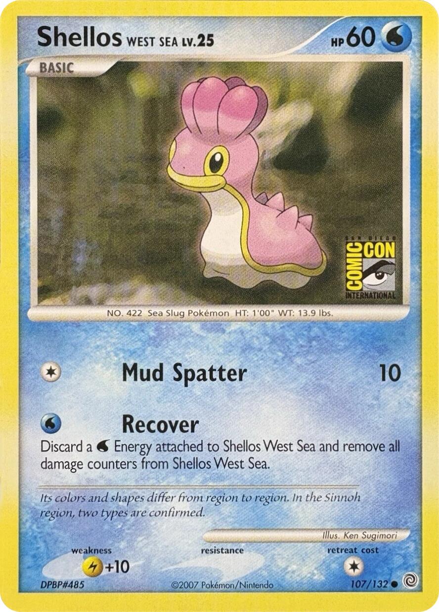 Shellos West Sea (107/132) (SDCC 2007) [Miscellaneous Cards] | Total Play