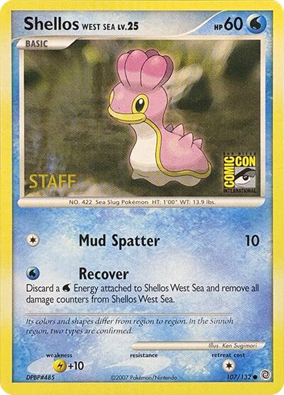 Shellos West Sea (107/132) (SDCC 2007 Staff) [Miscellaneous Cards] | Total Play