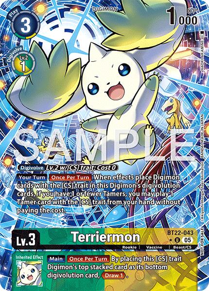 Terriermon [BT22-043] (Box Topper) [Cyber Eden] | Total Play