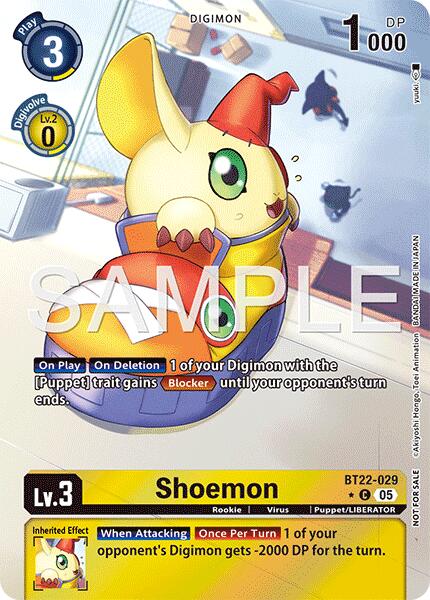 Shoemon [BT22-029] (Box Topper) [Cyber Eden] | Total Play