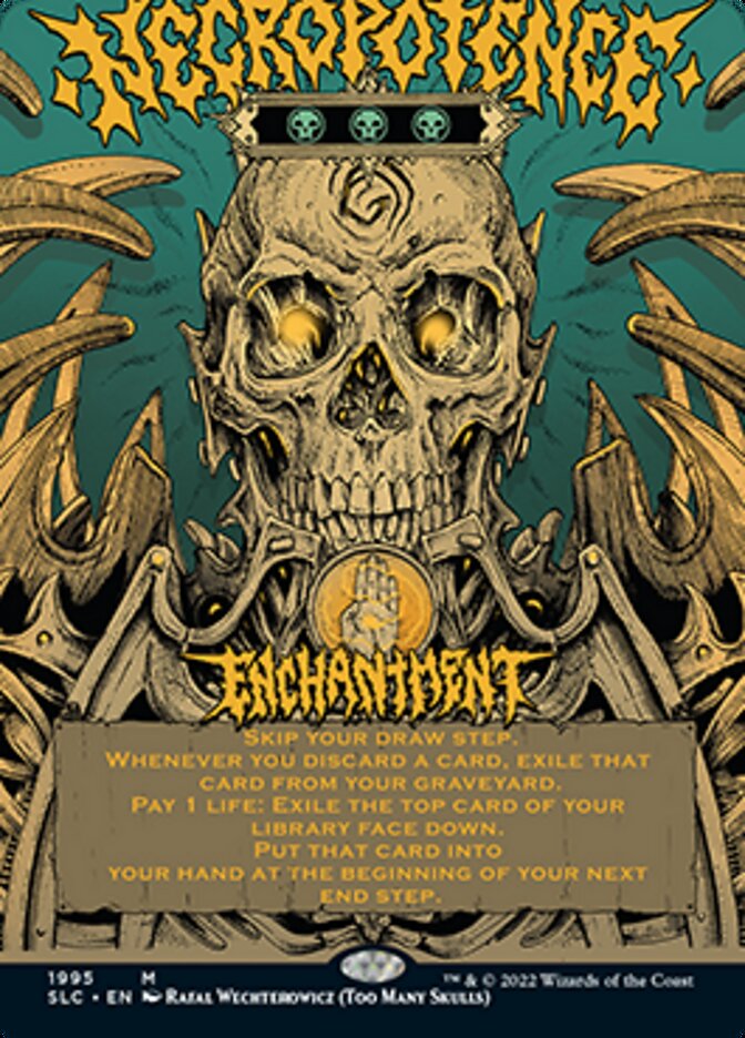 Necropotence (Borderless Alternate Art) [Secret Lair Countdown Kit] | Total Play