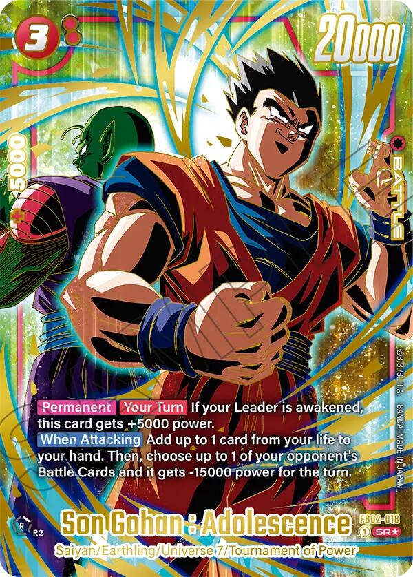 Son Gohan : Adolescence (1st Anniversary Set) [Fusion World Promotion Cards] | Total Play