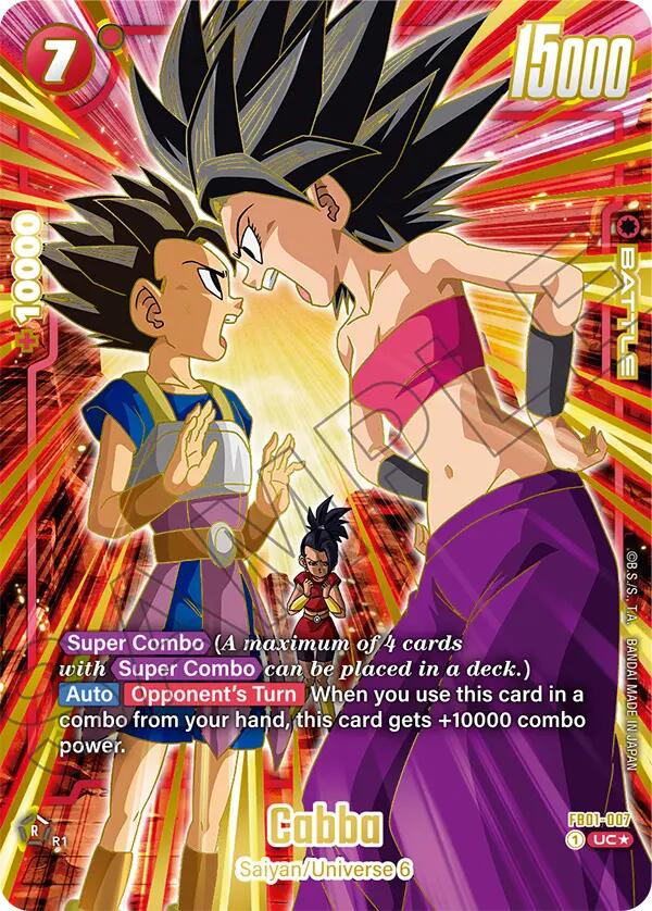 Cabba (1st Anniversary Set) [Fusion World Promotion Cards] | Total Play