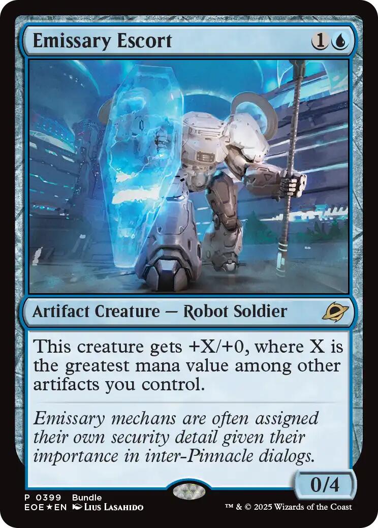 Emissary Escort (Bundle) [Edge of Eternities Promo Pack] | Total Play