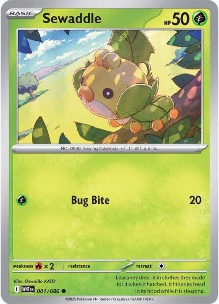 Sewaddle (001/086) [Scarlet & Violet: White Flare] | Total Play