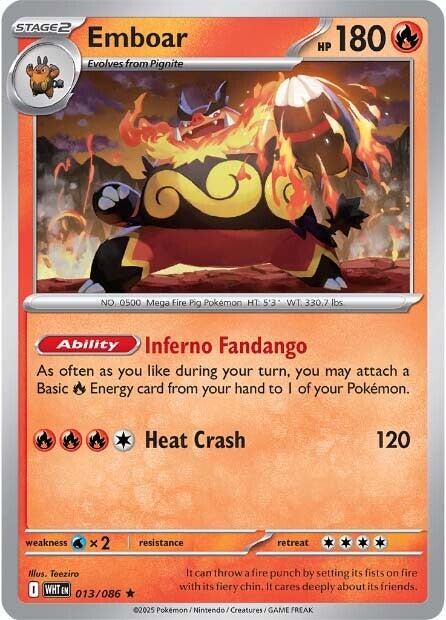 Emboar (013/086) [Scarlet & Violet: White Flare] | Total Play