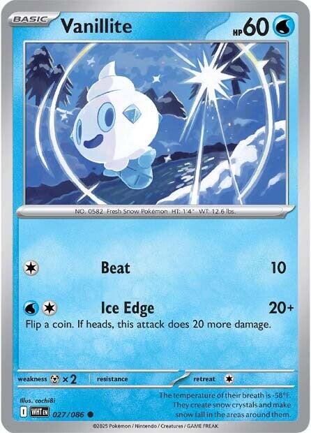 Vanillite (027/086) [Scarlet & Violet: White Flare] | Total Play