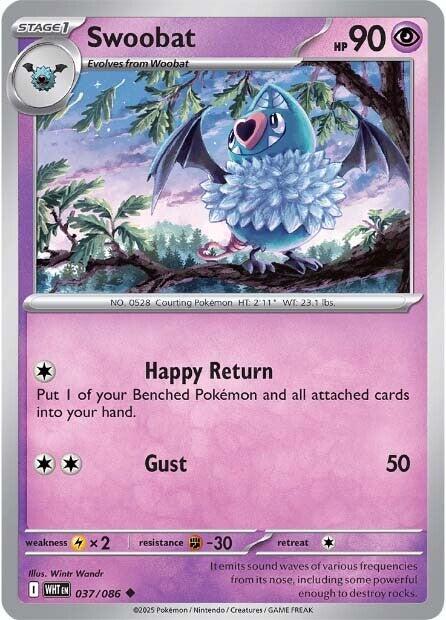 Swoobat (037/086) [Scarlet & Violet: White Flare] | Total Play