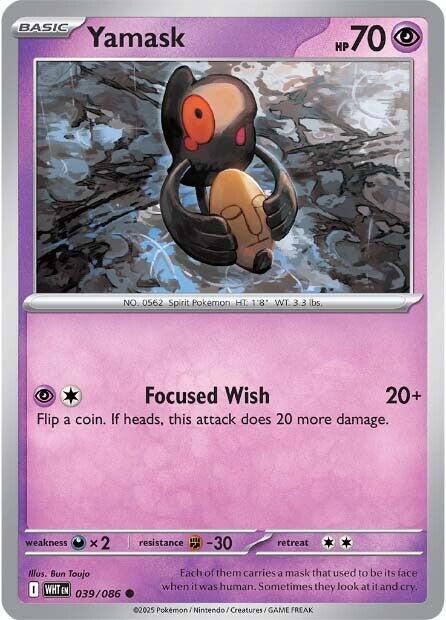 Yamask (039/086) [Scarlet & Violet: White Flare] | Total Play