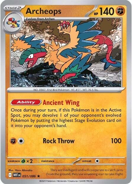 Archeops (051/086) [Scarlet & Violet: White Flare] | Total Play