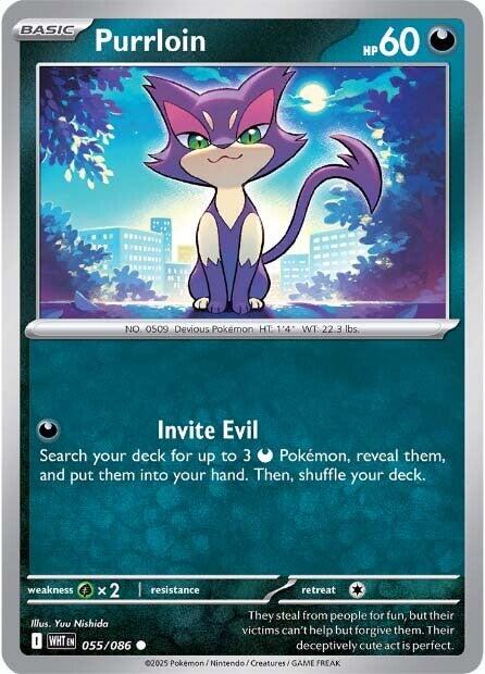 Purrloin (055/086) [Scarlet & Violet: White Flare] | Total Play