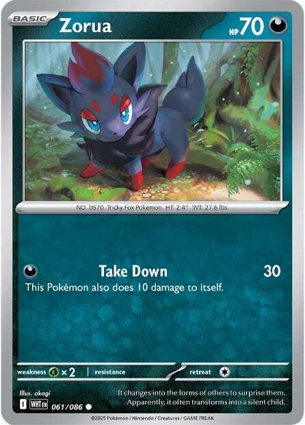 Zorua (061/086) [Scarlet & Violet: White Flare] | Total Play