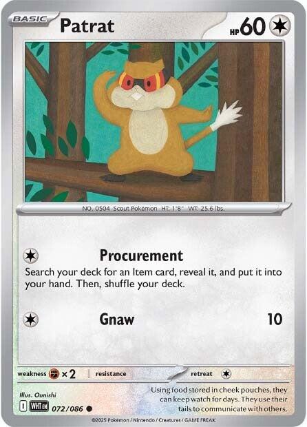Patrat (072/086) [Scarlet & Violet: White Flare] | Total Play