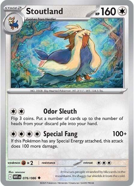 Stoutland (076/086) [Scarlet & Violet: White Flare] | Total Play