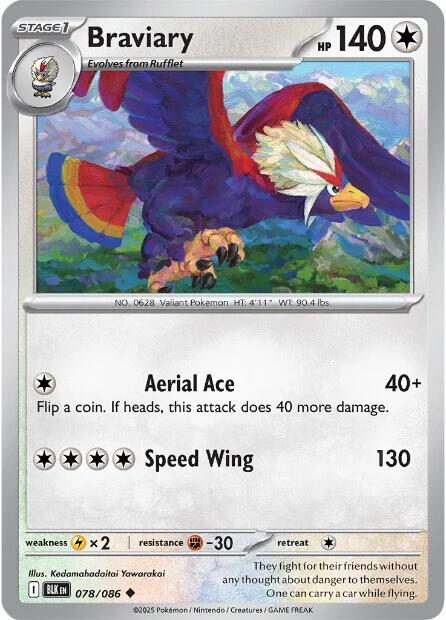 Braviary (078/086) [Scarlet & Violet: Black Bolt] | Total Play