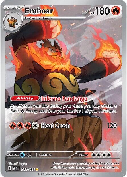 Emboar (098/086) [Scarlet & Violet: White Flare] | Total Play
