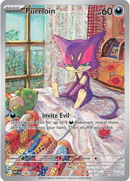 Purrloin (136/086) [Scarlet & Violet: White Flare] | Total Play