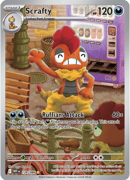 Scrafty (139/086) [Scarlet & Violet: White Flare] | Total Play