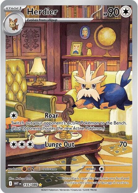 Herdier (155/086) [Scarlet & Violet: White Flare] | Total Play