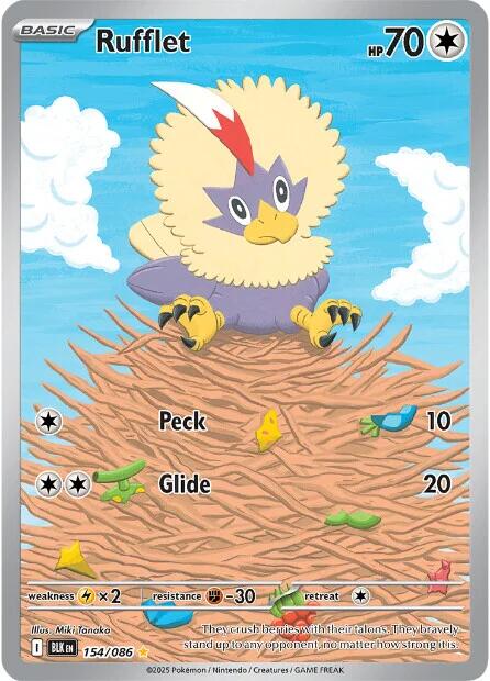 Rufflet (154/086) [Scarlet & Violet: Black Bolt] | Total Play