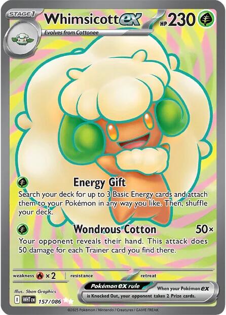 Whimsicott ex (157/086) [Scarlet & Violet: White Flare] | Total Play
