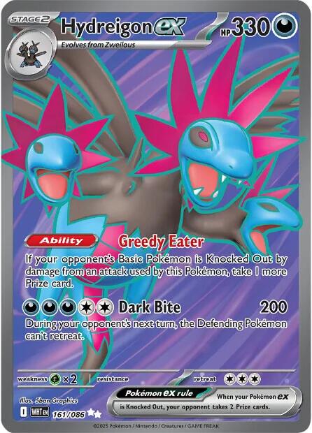 Hydreigon ex (161/086) [Scarlet & Violet: White Flare] | Total Play
