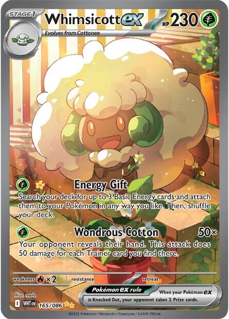 Whimsicott ex (165/086) [Scarlet & Violet: White Flare] | Total Play