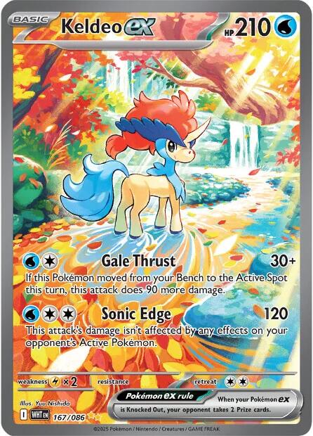 Keldeo ex (167/086) [Scarlet & Violet: White Flare] | Total Play