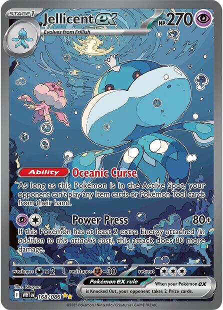 Jellicent ex (168/086) [Scarlet & Violet: White Flare] | Total Play