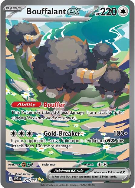 Bouffalant ex (170/086) [Scarlet & Violet: White Flare] | Total Play