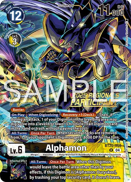 Alphamon [BT20-056] (Regionals 25-26 Season 2 Participant) [Release Special Booster Ver.2.0] | Total Play