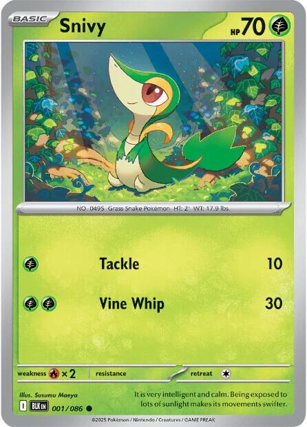 Snivy (001/086) [Scarlet & Violet: Black Bolt] | Total Play