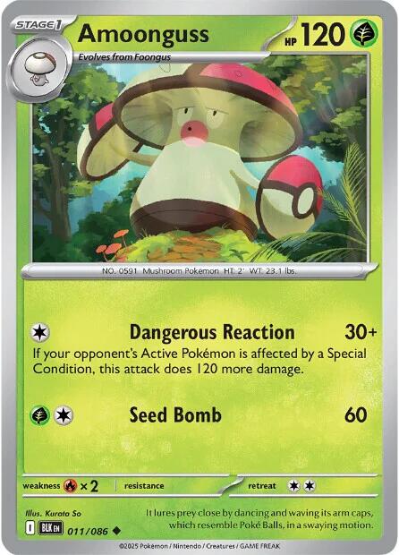 Amoonguss (011/086) [Scarlet & Violet: Black Bolt] | Total Play